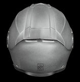 Daytona Glide Modular Motorcycle Helmet - DOT Approved, Bluetooth Ready / SILVER