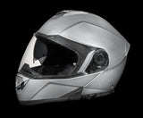 Daytona Glide Modular Motorcycle Helmet - DOT Approved, Bluetooth Ready / SILVER