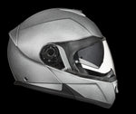 Daytona Glide Modular Motorcycle Helmet - DOT Approved, Bluetooth Ready / SILVER