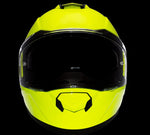 Daytona Glide Modular Motorcycle Helmet - DOT Approved, Bluetooth Ready Fluorescent Yellow