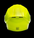 Daytona Glide Modular Motorcycle Helmet - DOT Approved, Bluetooth Ready Fluorescent Yellow