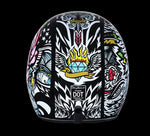 HELMETS WITH TRIBAL GRAPHICS/ OPEN FACE