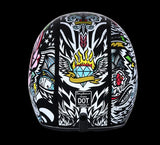 HELMETS WITH TRIBAL GRAPHICS/ OPEN FACE