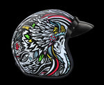 HELMETS WITH TRIBAL GRAPHICS/ OPEN FACE