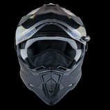 D.O.T. Daytona Fahrenheit- Dull Black Motorcycle helmets