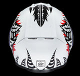 Daytona Glide Modular Motorcycle Helmet - DOT Approved, Bluetooth Ready PHOENIX GRAPHICS
