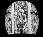 HELMETS WITH GRAFITTI  GRAPHICS/ OPEN FACE