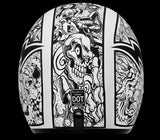 HELMETS WITH GRAFITTI  GRAPHICS/ OPEN FACE