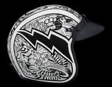HELMETS WITH GRAFITTI  GRAPHICS/ OPEN FACE