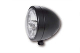 BLACK 130MM MOTORCYCLE HEADLIGHT HIGH QUALITY