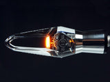 BAR END POLISHED ICE TURN SIGNALS MOTORCYCLE SOLD IN PAIRS