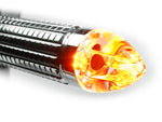 BAR END MOTORCYCLE TURN SIGNALS POLISHED SOLD IN PAIRS