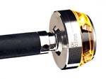 BAR END MOTORCYCLE TURN SIGNALS POLISHED AMBER LIGHTS
