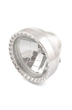 MOTORCYCLE HEADLIGHT, 5-3/4", POLISHED