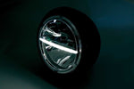 BLACK MOTORCYCLE LED HEADLIGHT 7 INCH