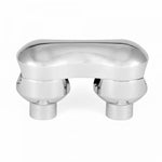 MOTORCYCLE BRA RISERS CHROME OR BLACK 1.50 FITMENT