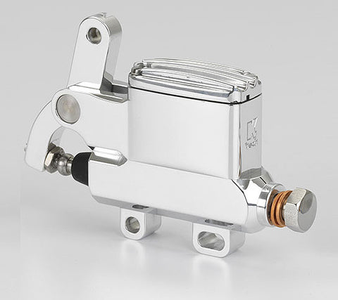 KUSTOM TECH DELUXE WIRE OPERATOR MASTER CYLINDER 14mm (9/16”) BORE ALUMINUM AND BRASS (polish)