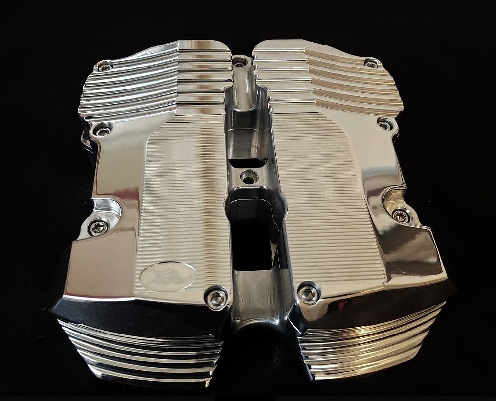 Kens Factory Harley Milwaukee 8 / M8 Harley rocker Boxes , Show Polish ...