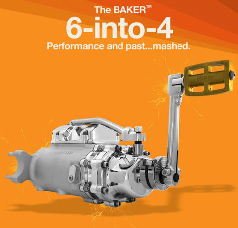 BAKER 6-INTO-4 COMPLETE MOTORCYCLE TRANSMISSION