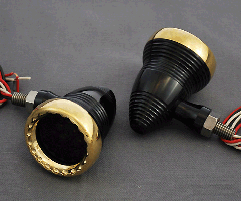 BLACK & BRASS FUSION  MARKER / TURN SIGNALS