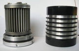 CUSTOM MOTORCYCLE OIL FILTER BLACK OR CHROME CLEANABLE USA MADE