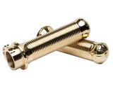 High End Motorcycle Grips from Europe , Black, Polished , Chrome , or Brass Fits Cable push pull Throttle