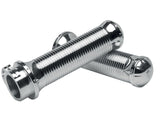 HARLEY OR CUSTOMS/ BRASS GRIPS DUAL CABLE / EURO DESIGN IMPORTED BY VCW ONLY