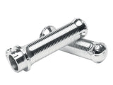 HARLEY OR CUSTOMS/ BRASS GRIPS DUAL CABLE / EURO DESIGN IMPORTED BY VCW ONLY